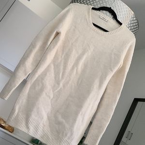 Zara knit cream sweater dress